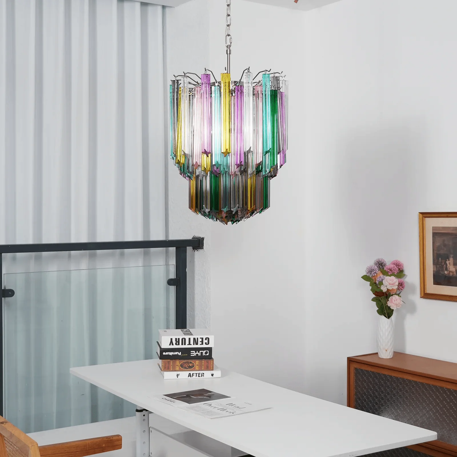 Prismatic Murano Colorful Chandelier - Image 34