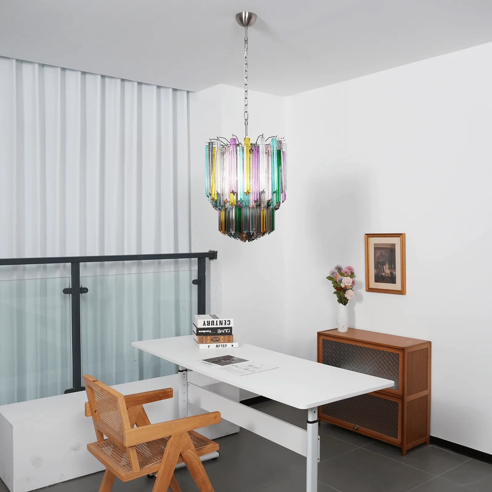 Prismatic Murano Colorful Chandelier - Image 35