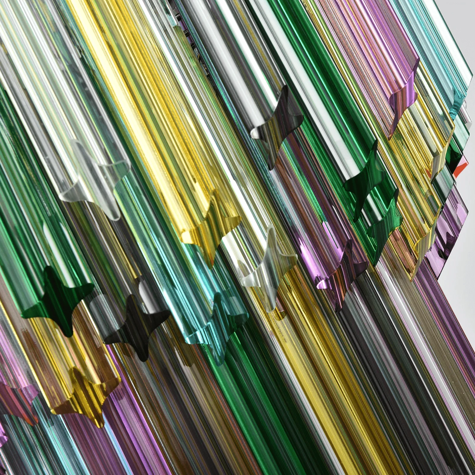 Prismatic Murano Colorful Chandelier - Image 40
