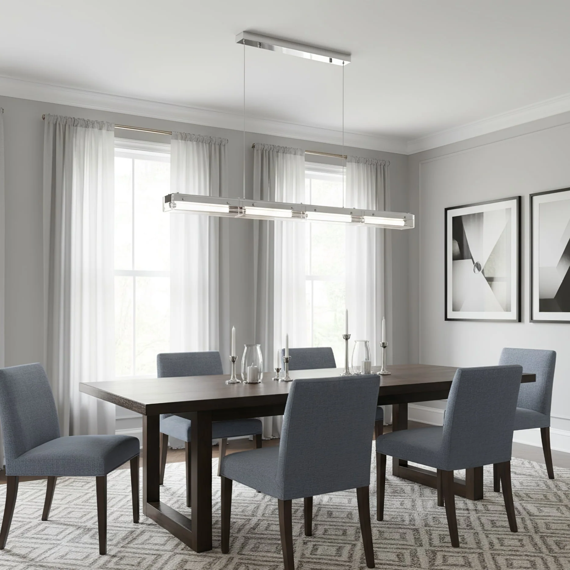 Prism Line Linear Pendant Lamp - Image 6