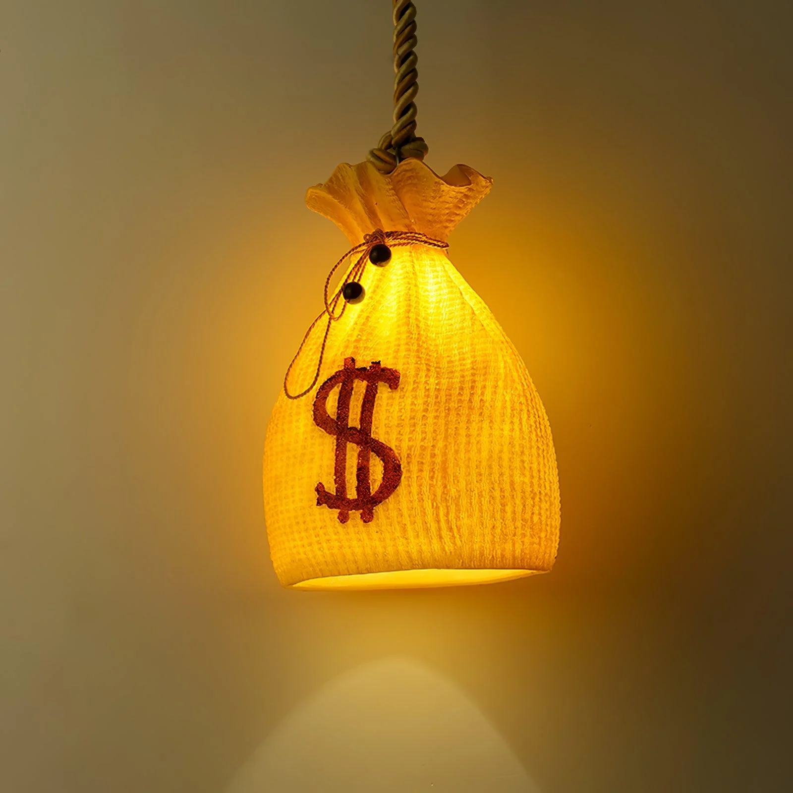 Prosperity Pouch Resin Pendant Lamp - Image 14
