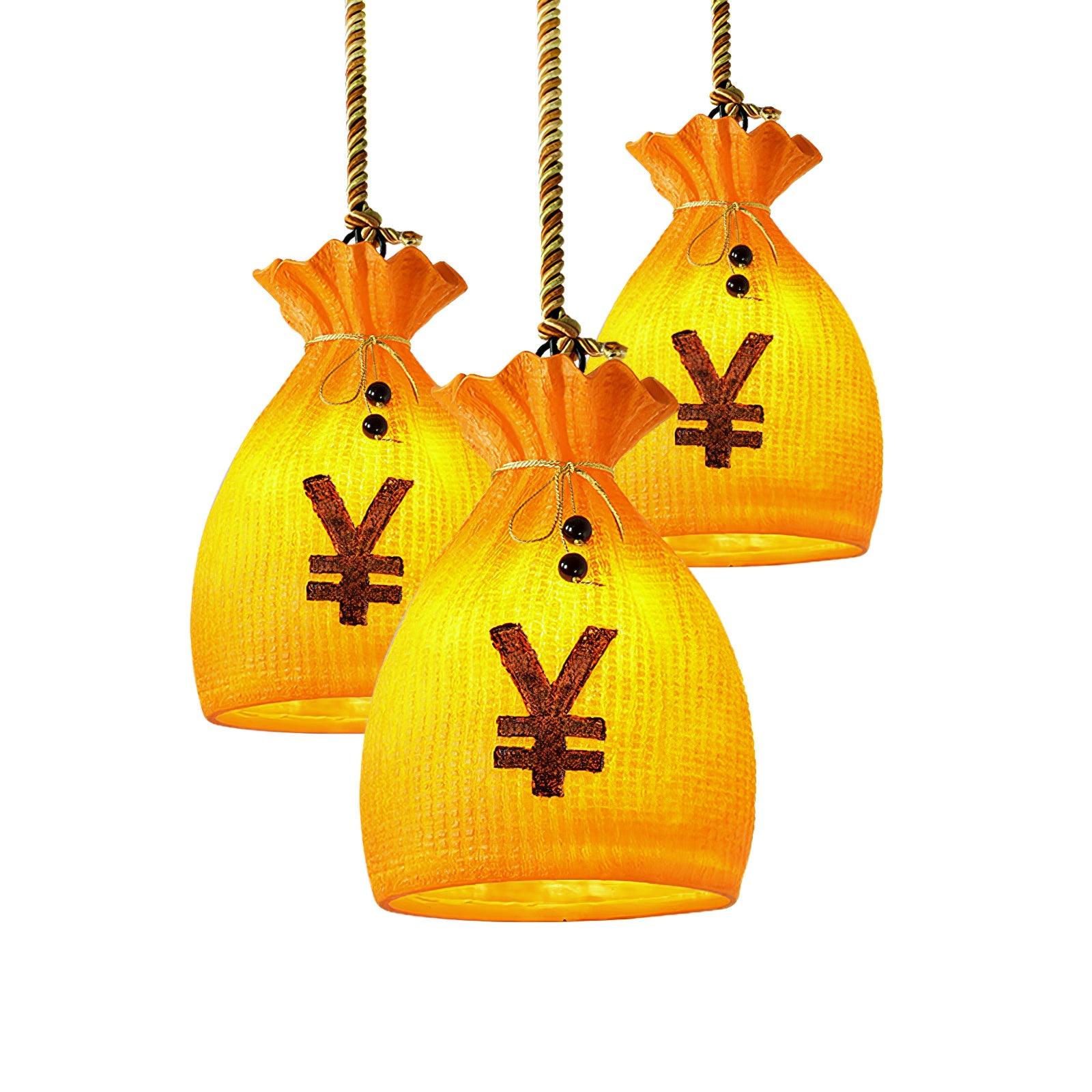 Prosperity Pouch Resin Pendant Lamp - Image 18