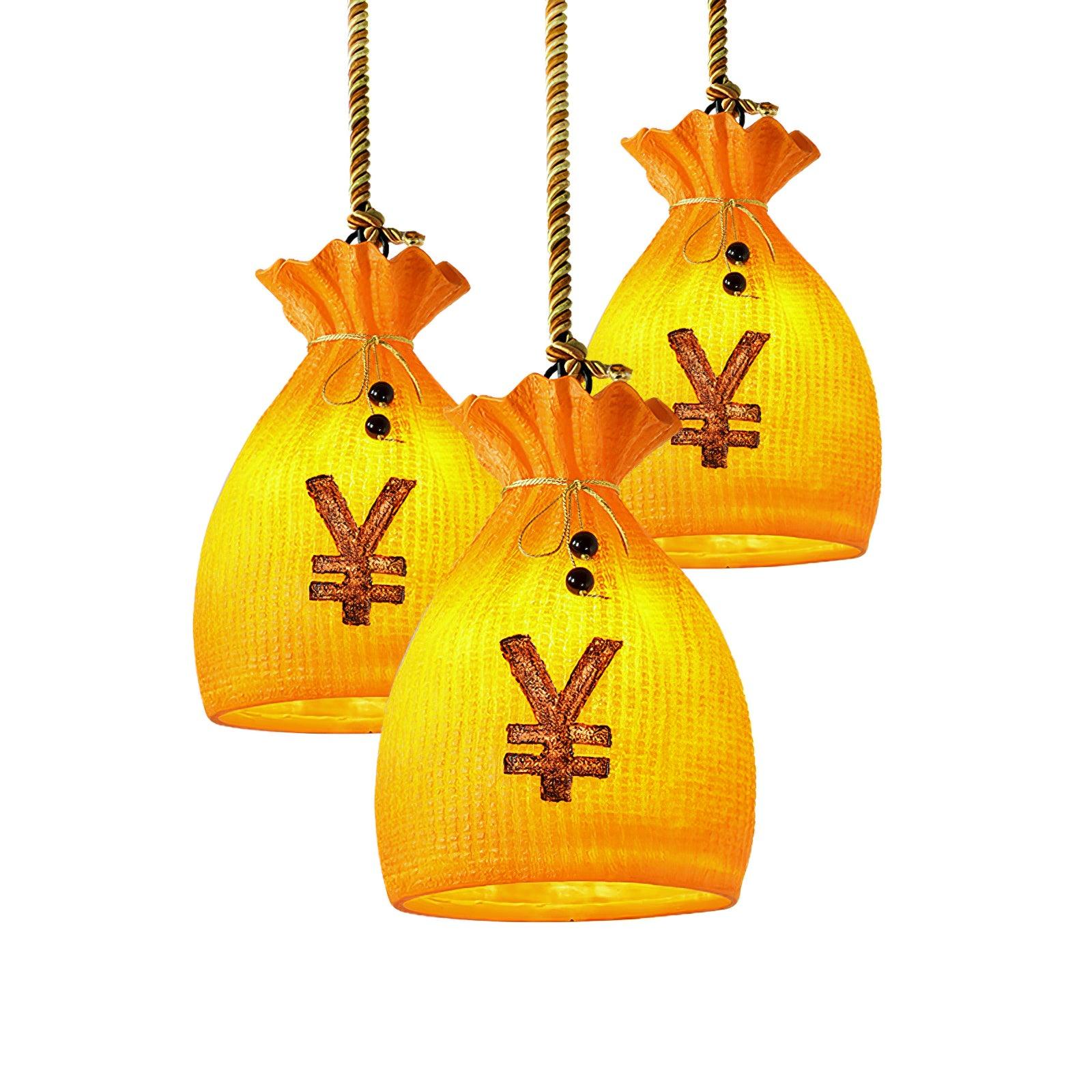 Prosperity Pouch Resin Pendant Lamp - Image 22