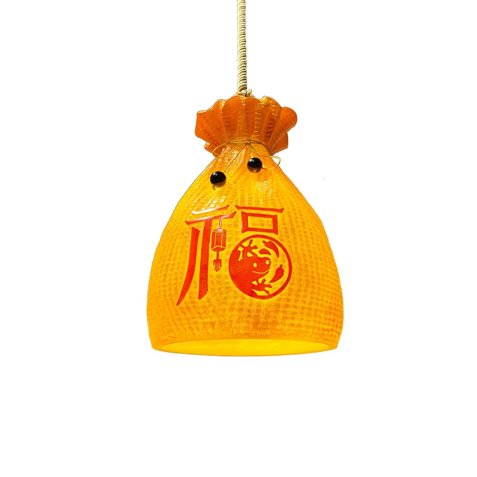 Prosperity Pouch Resin Pendant Lamp - Image 25