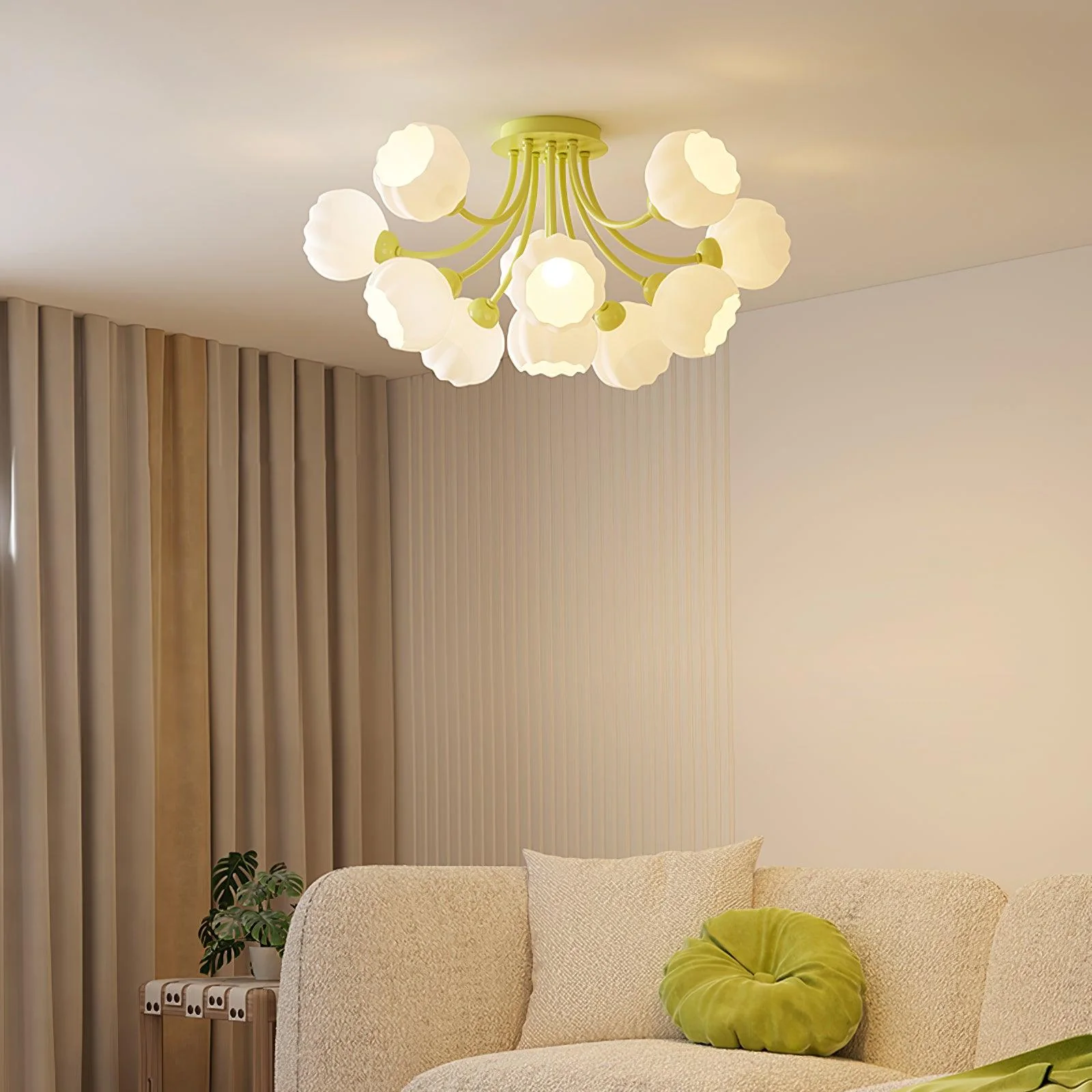 Pumpkin Matcha Ceiling Lamp - Image 2
