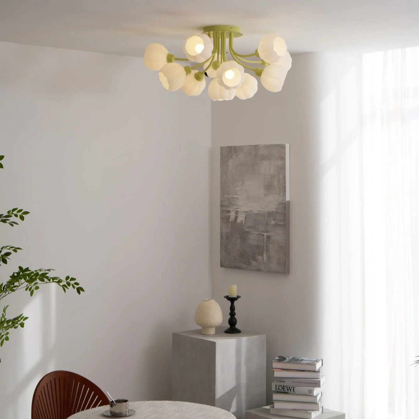 Pumpkin Matcha Ceiling Lamp - Image 4