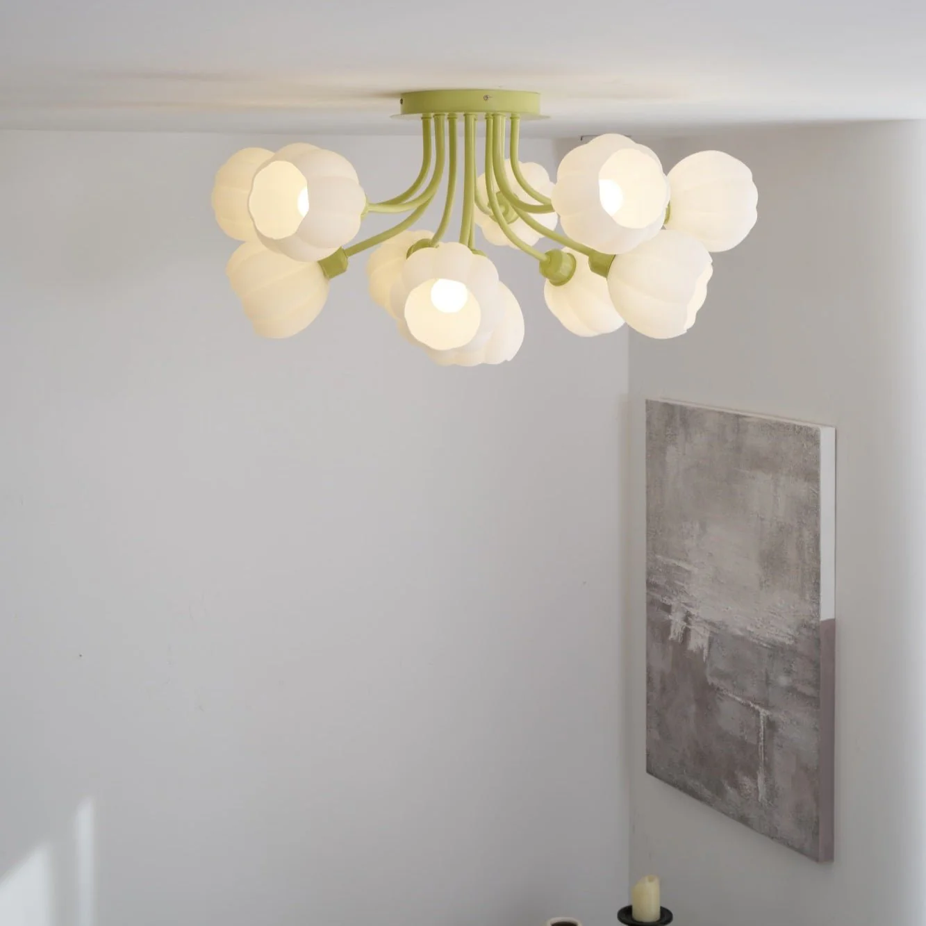 Pumpkin Matcha Ceiling Lamp - Image 5