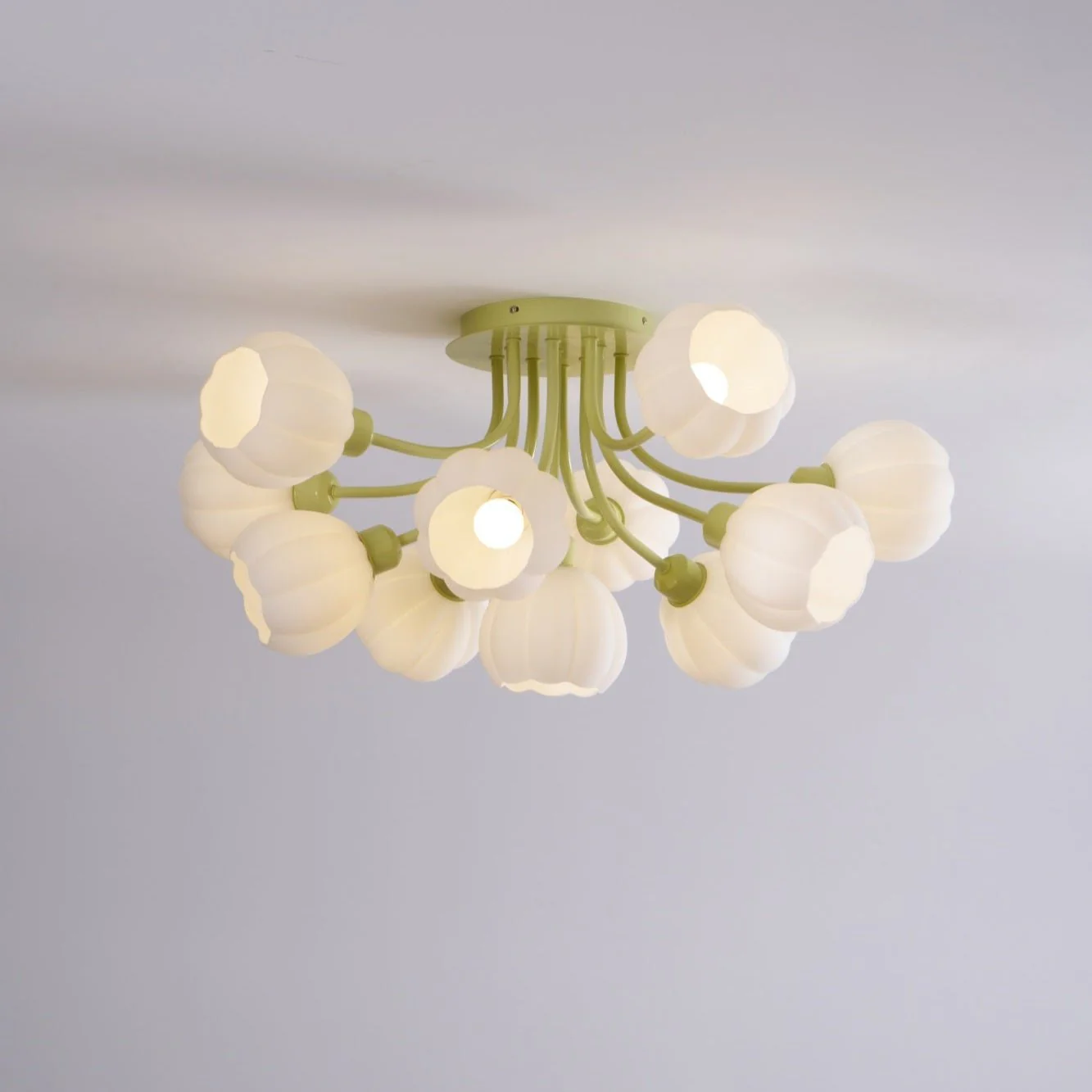 Pumpkin Matcha Ceiling Lamp - Image 7