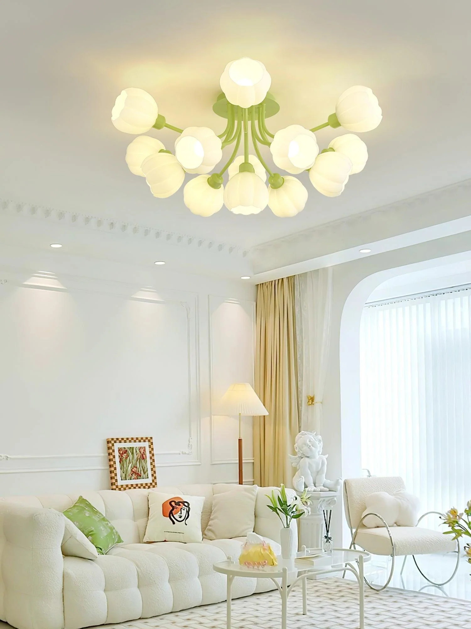 Pumpkin Matcha Ceiling Lamp - Image 9