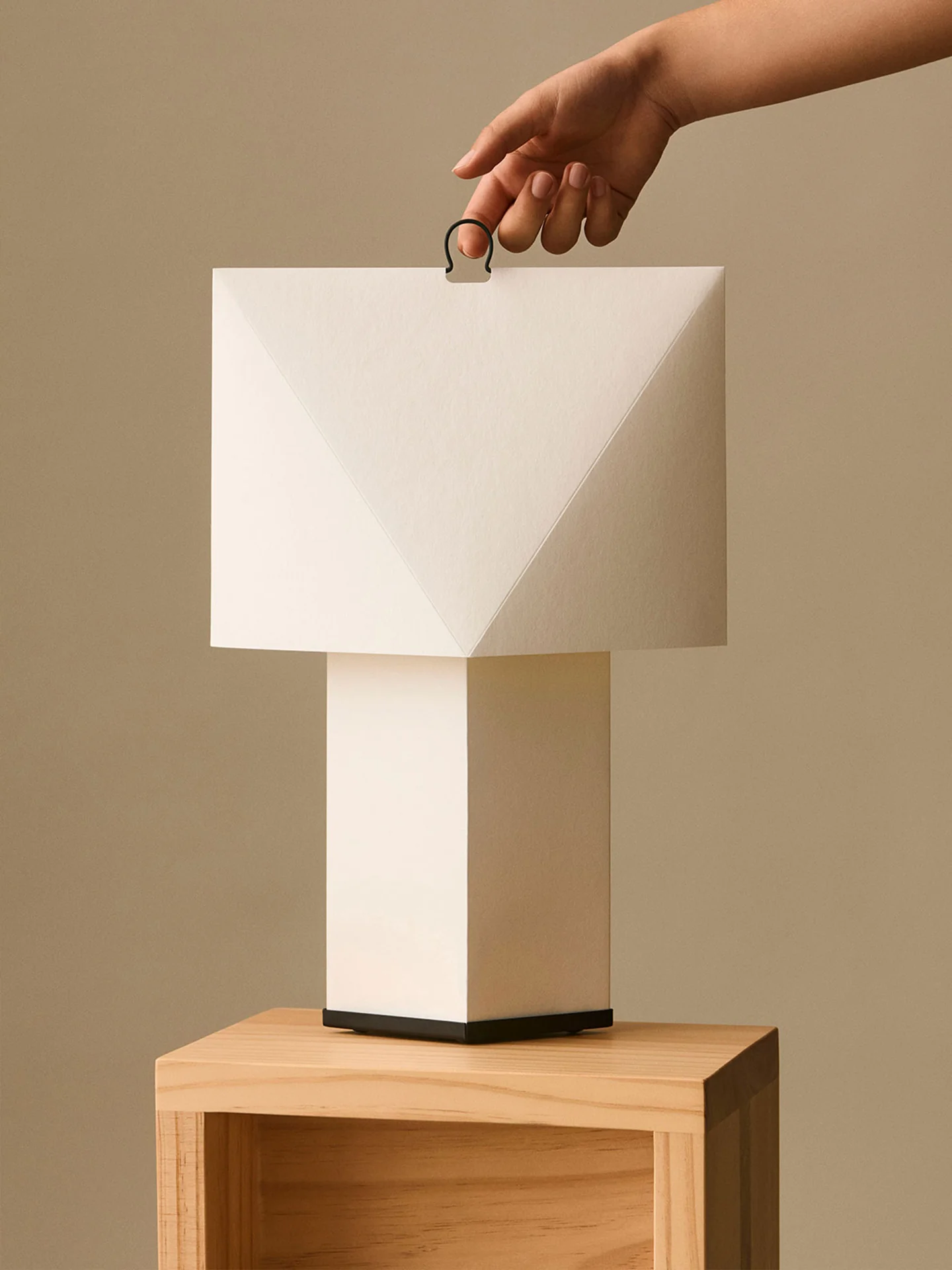 Quadrella Paper Shade Table Lamp - Image 13