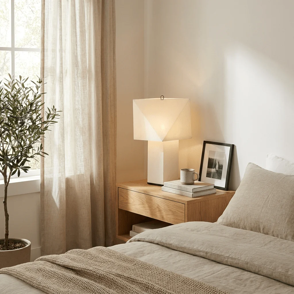Quadrella Paper Shade Table Lamp - Image 4