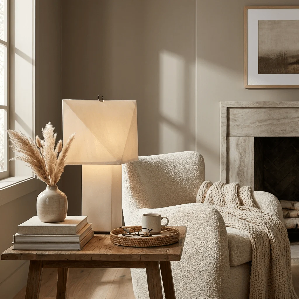 Quadrella Paper Shade Table Lamp - Image 8