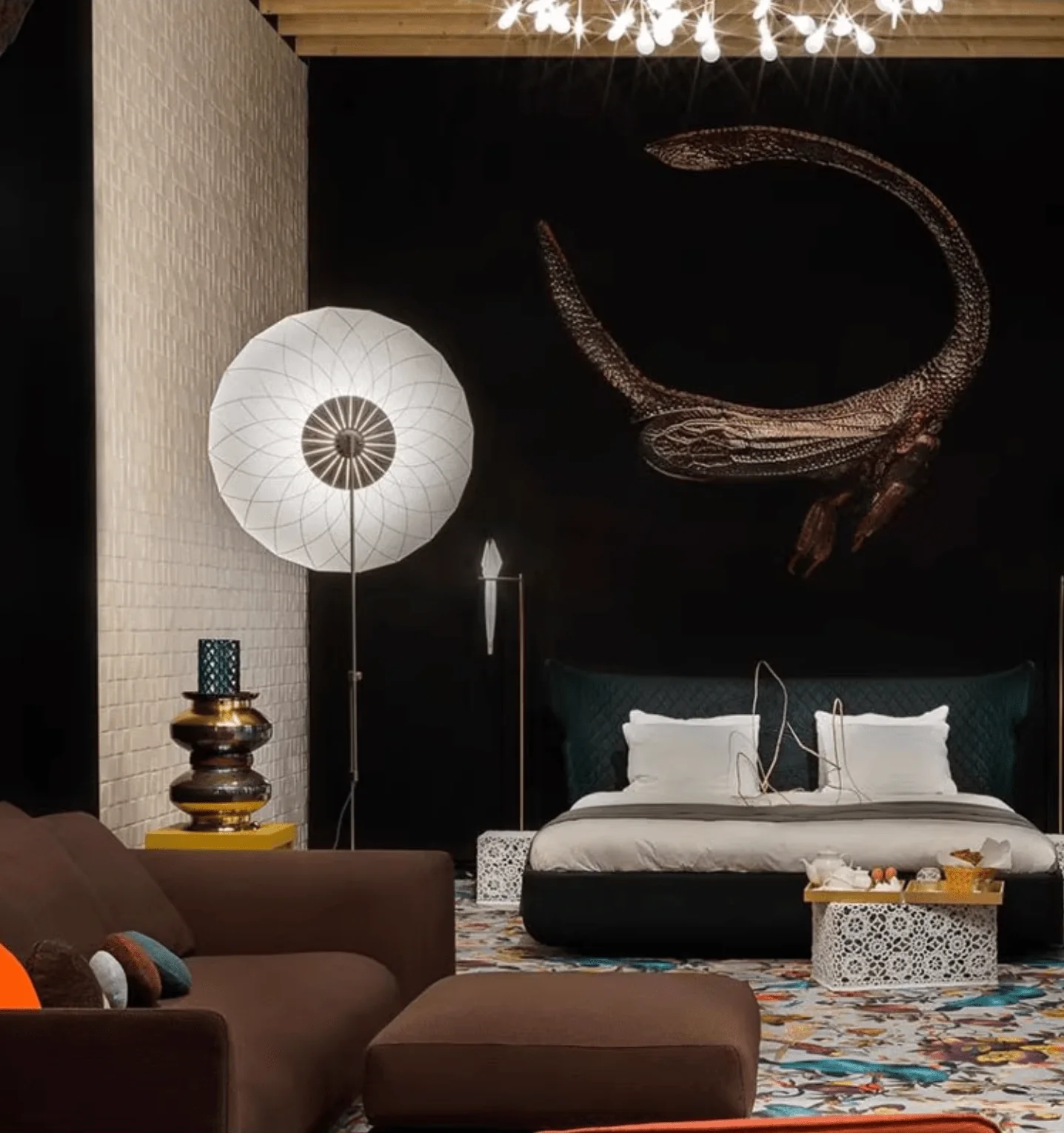 Radiant Floral Floor Lamp - Image 11