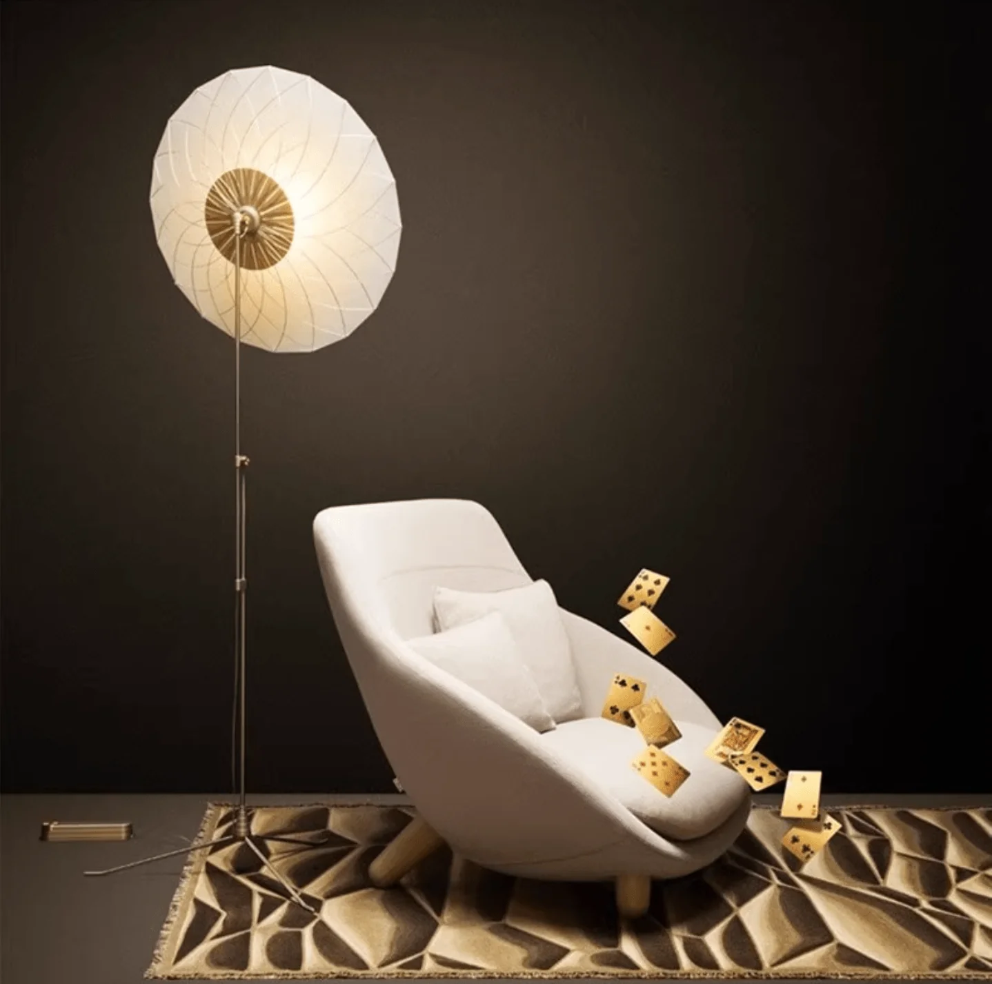 Radiant Floral Floor Lamp - Image 8