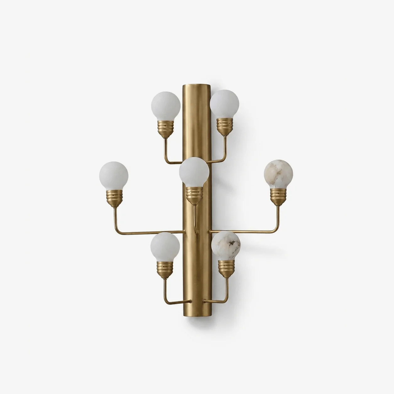Raggiera Alabaster Globe Wall Sconce