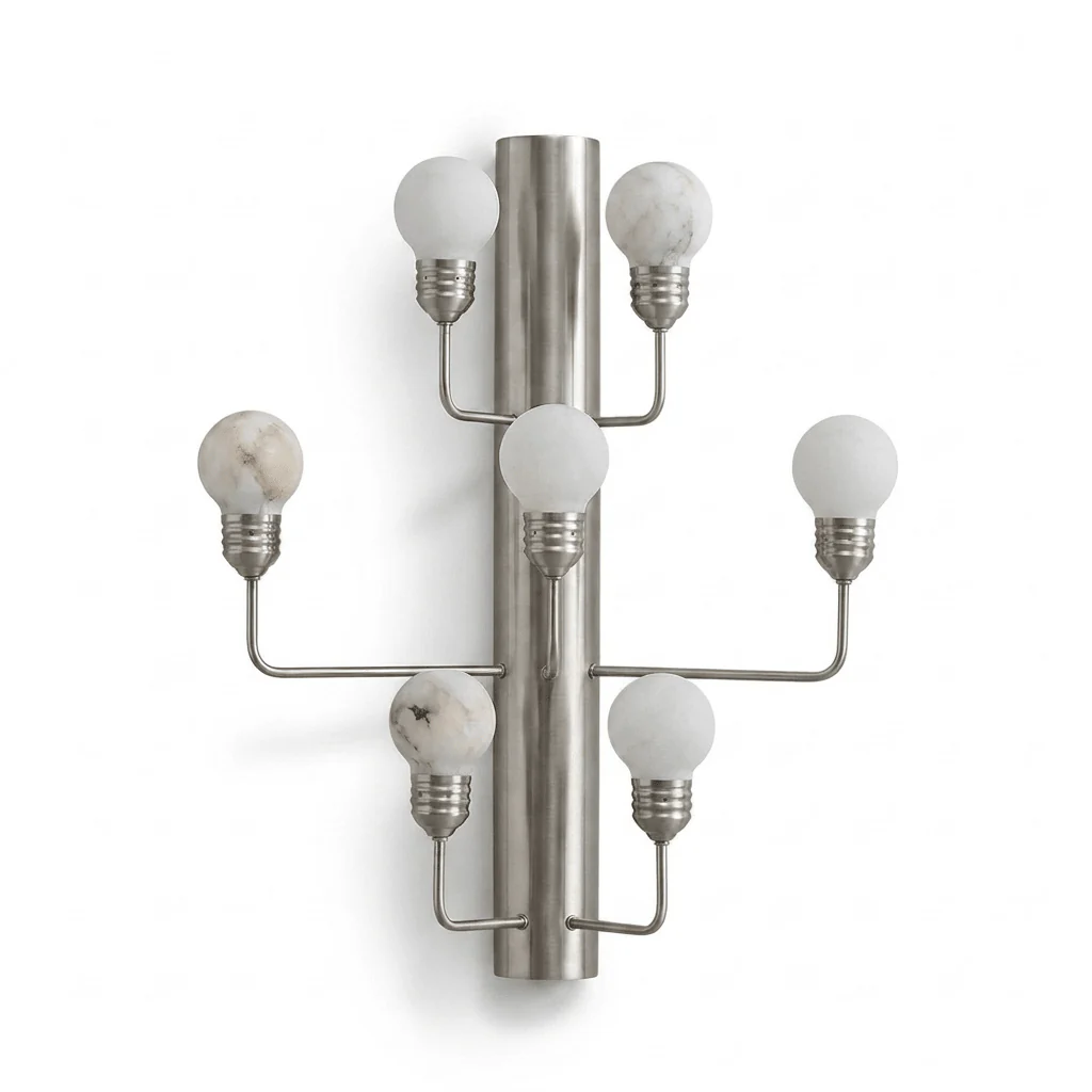 Raggiera Alabaster Globe Wall Sconce - Image 4