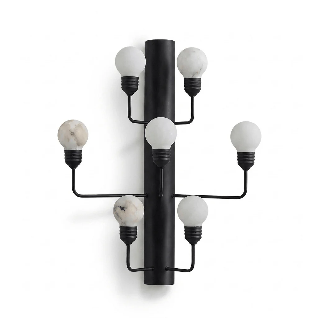 Raggiera Alabaster Globe Wall Sconce - Image 5