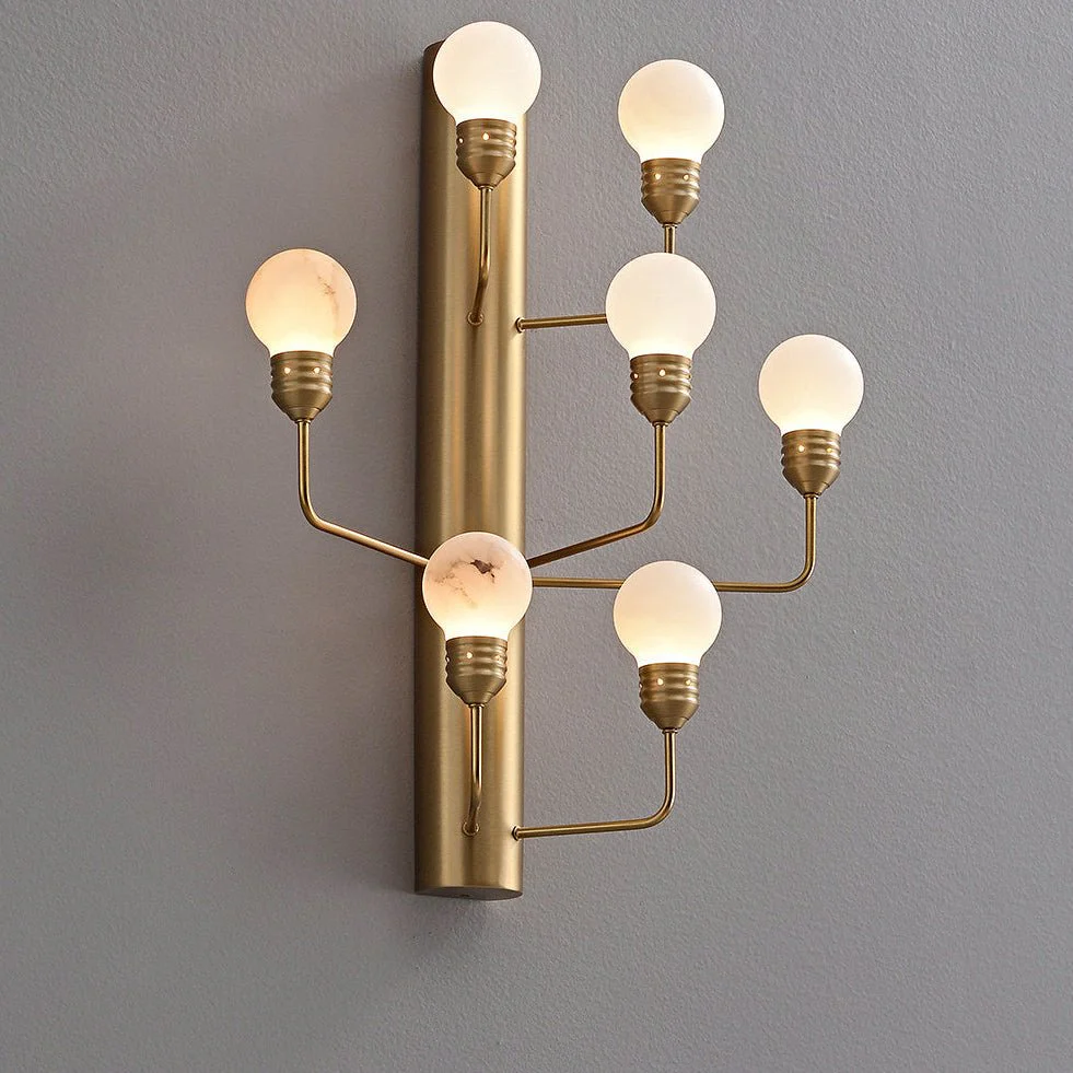 Raggiera Alabaster Globe Wall Sconce - Image 8