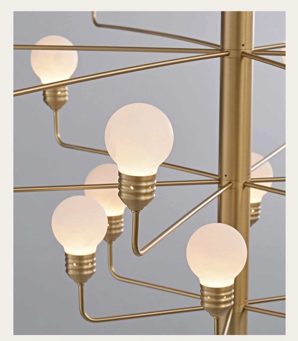 Raggiera Tiered Alabaster Globe Chandelier - Image 14