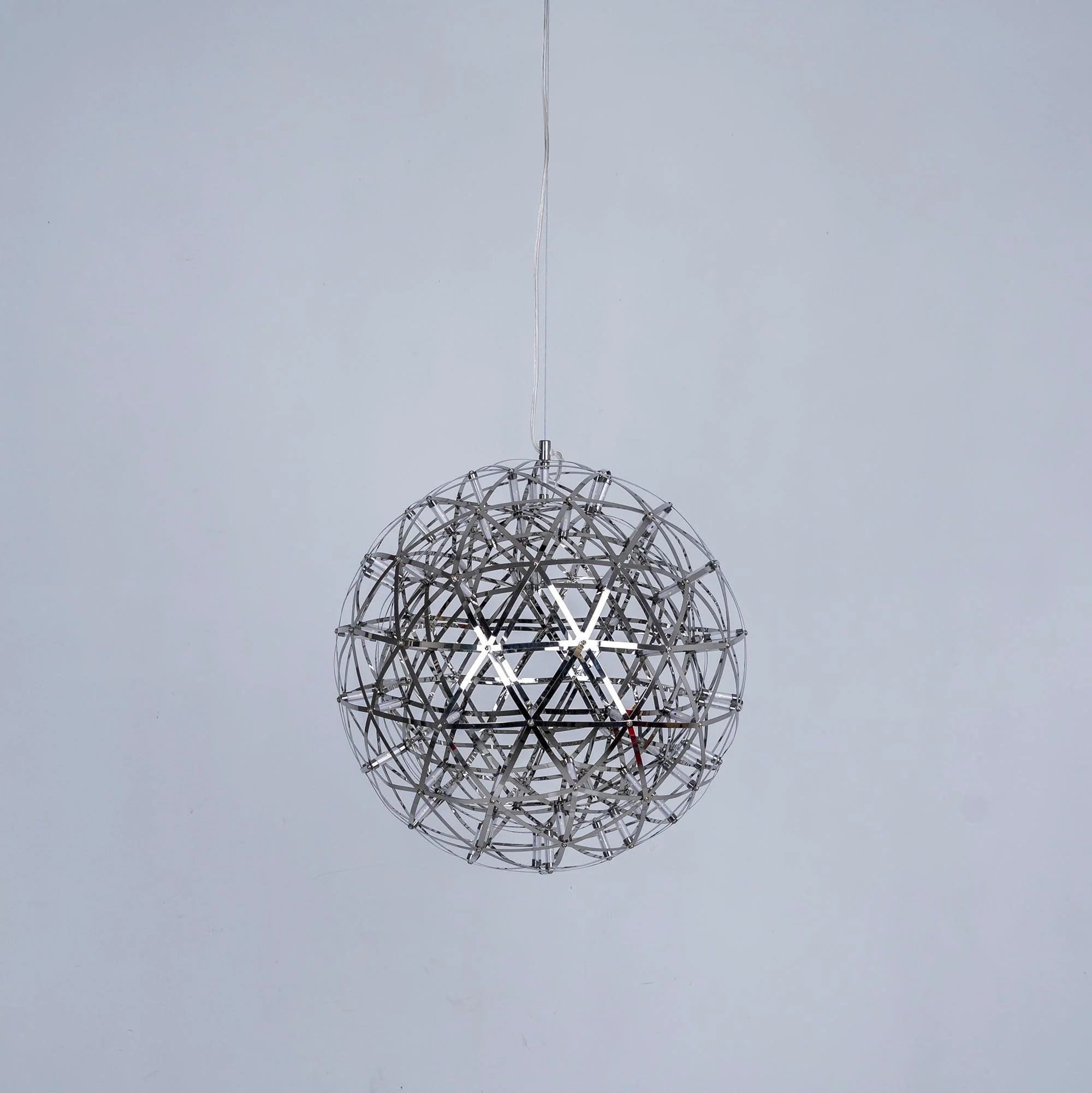Silver Spark Ball Pendant Light - Image 55