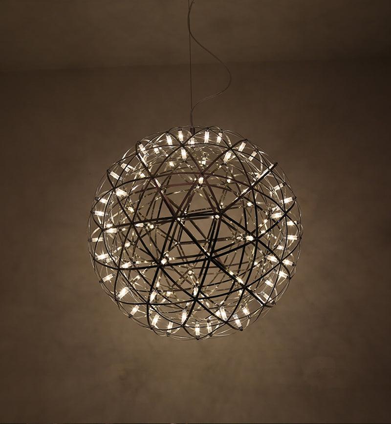 Silver Spark Ball Pendant Light - Image 61