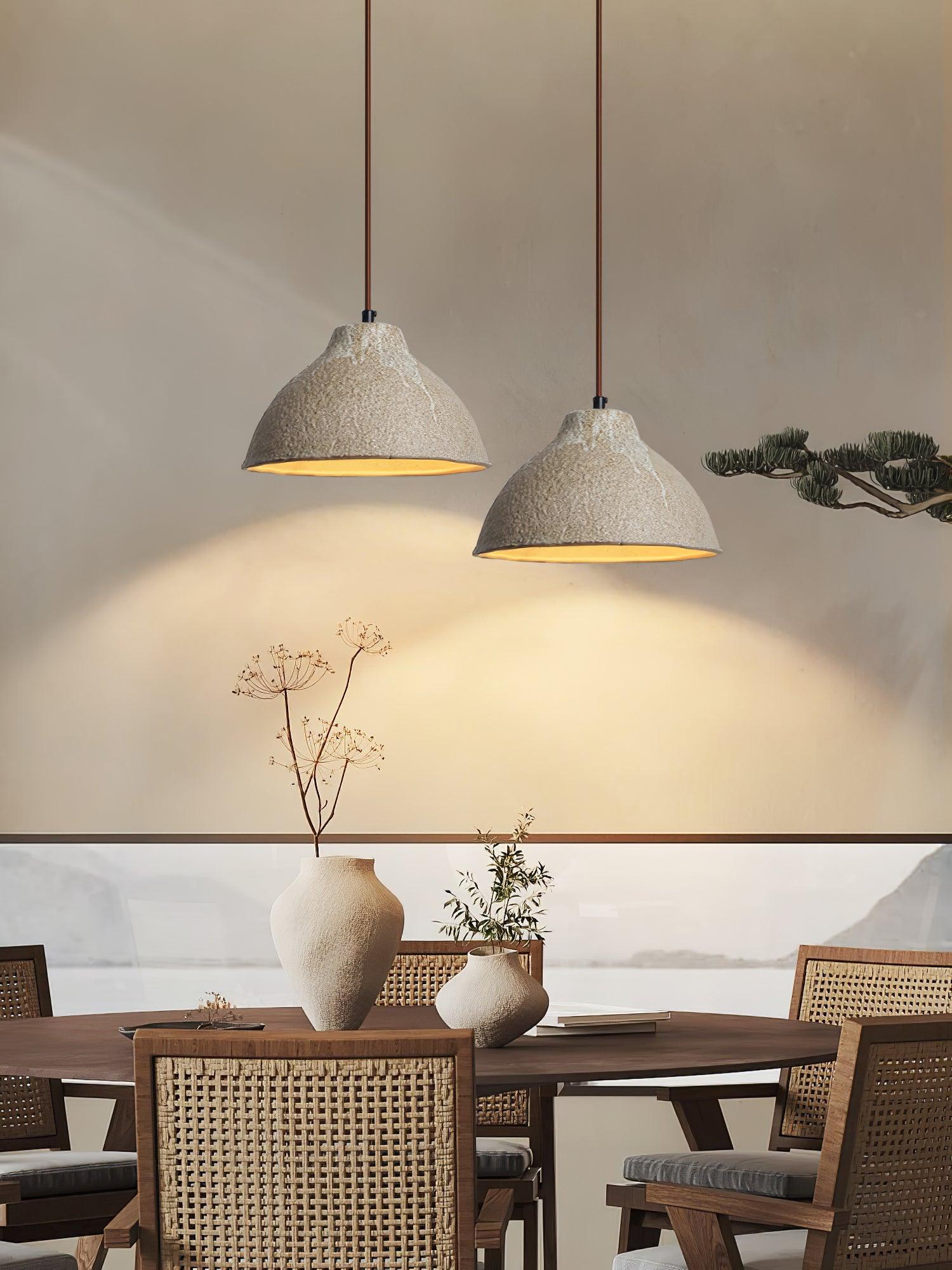 Raku Retro Ceramic Pendant Lamp - Image 18