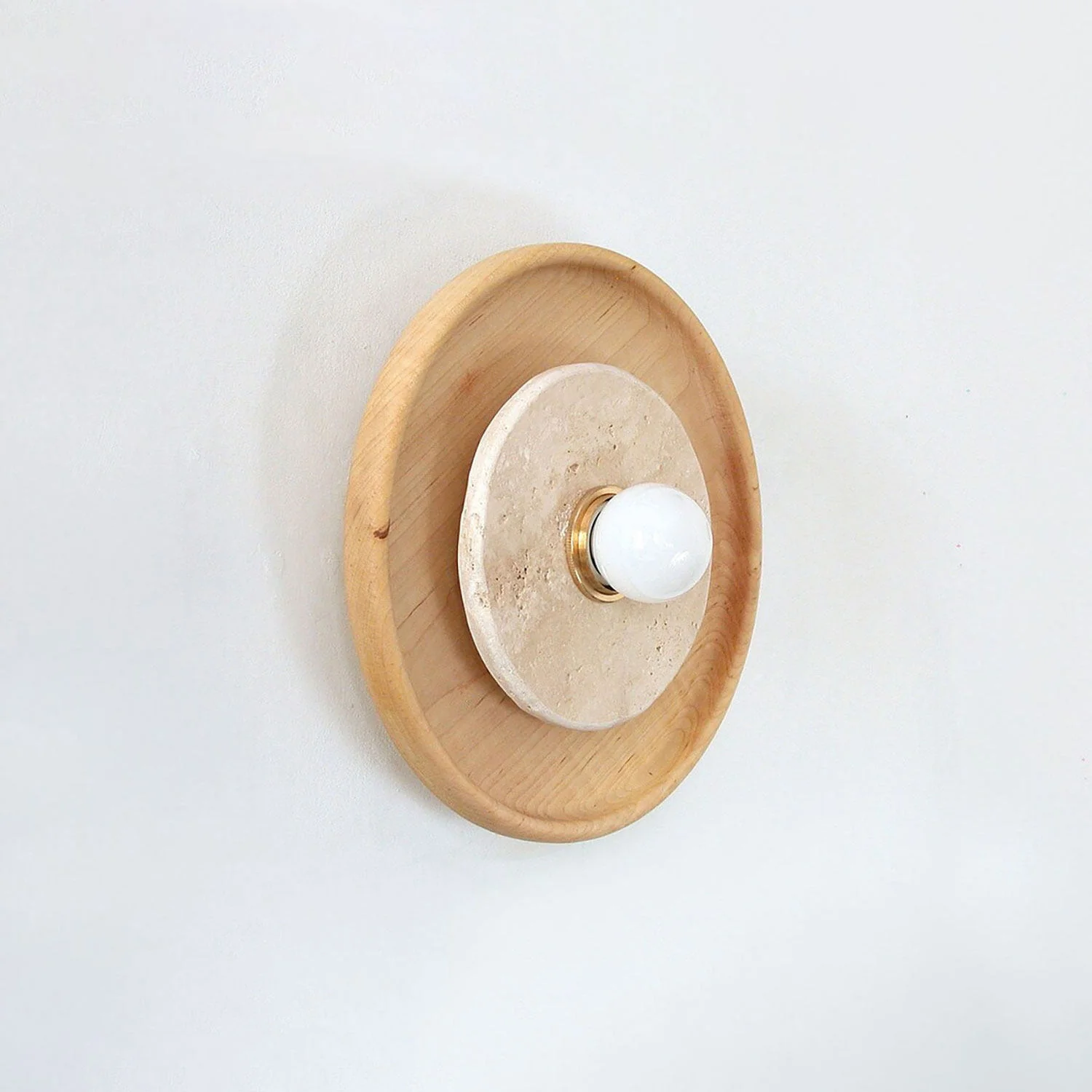 Rapolano Travertine Wall Sconce - Image 7