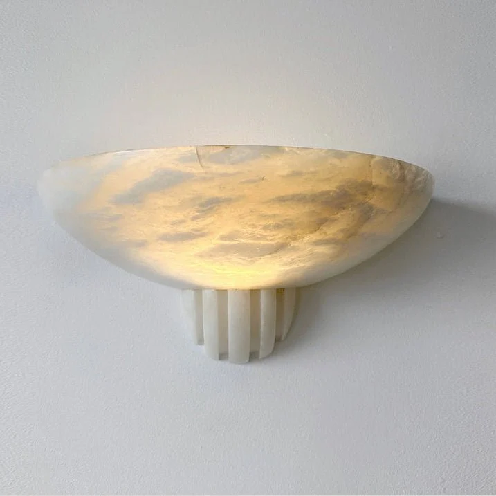 Rare Alabaster Wall Sconce - Image 10