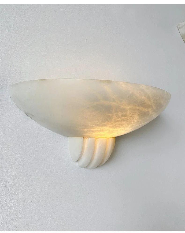 Rare Alabaster Wall Sconce - Image 17