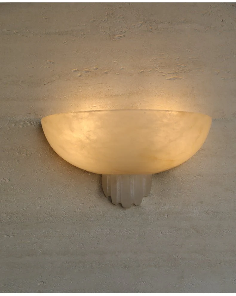 Rare Alabaster Wall Sconce - Image 21