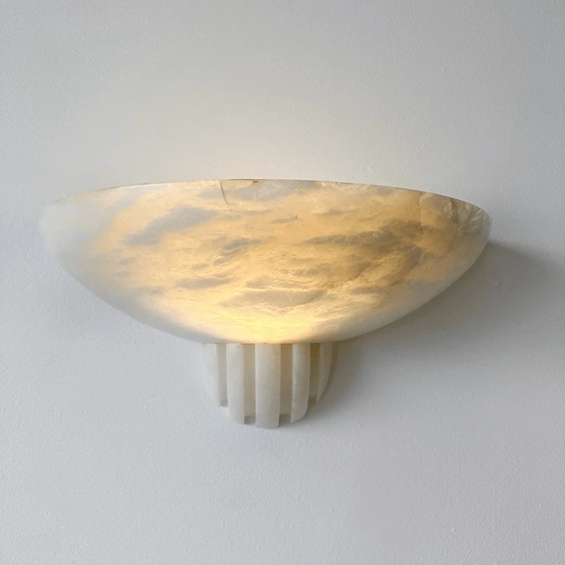 Rare Alabaster Wall Sconce - Image 3