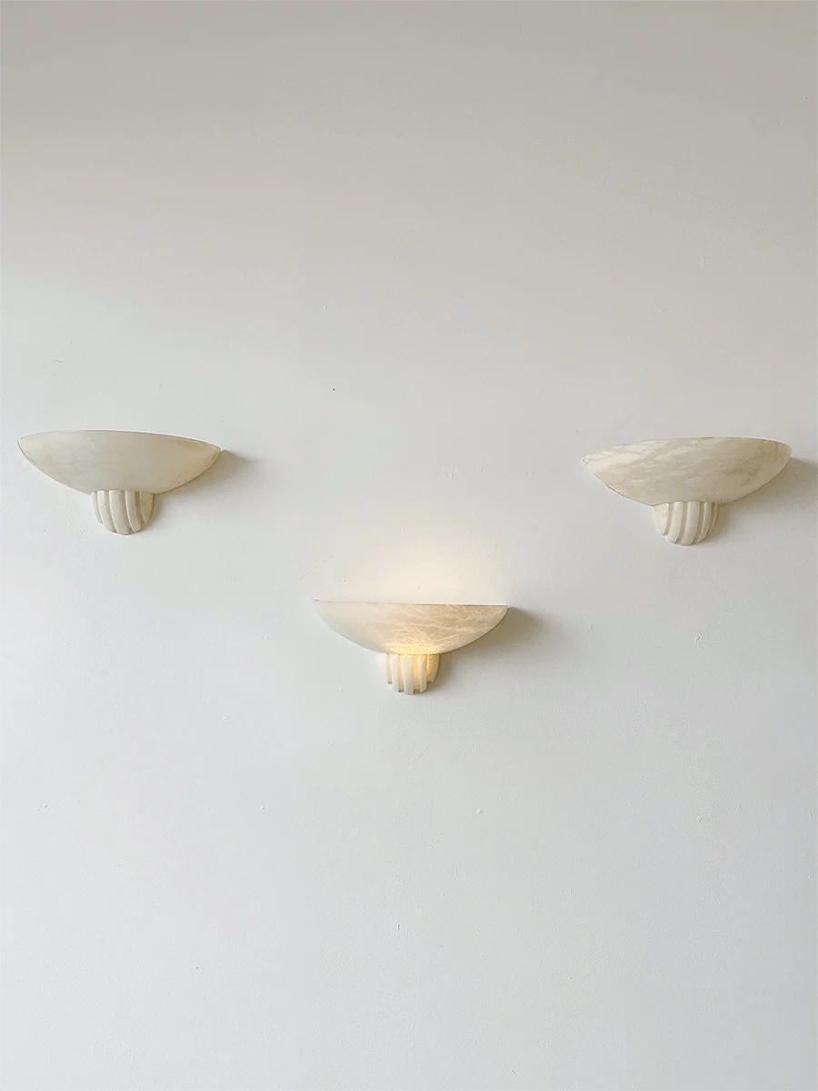 Rare Alabaster Wall Sconce - Image 5