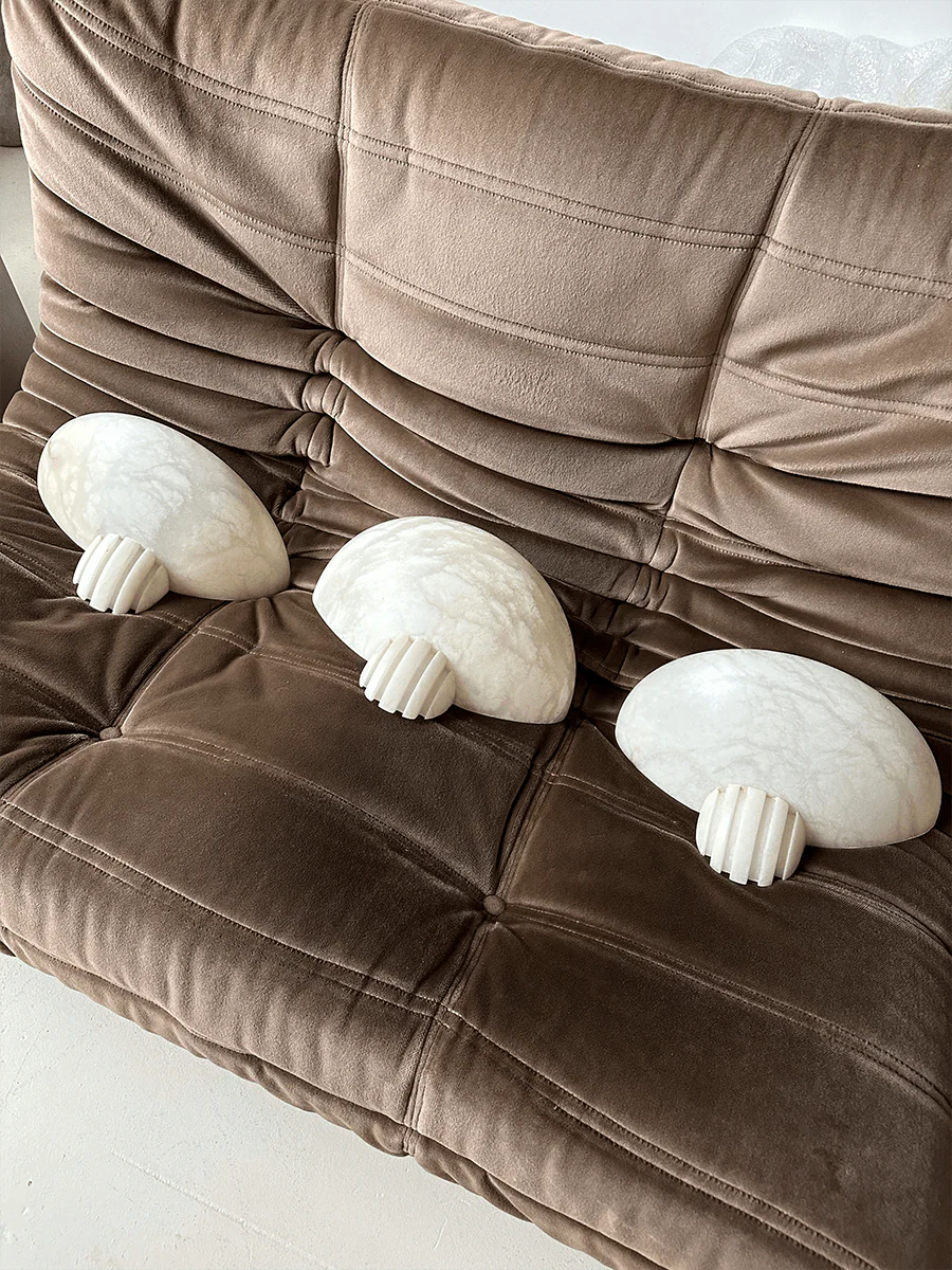 Rare Alabaster Wall Sconce - Image 7