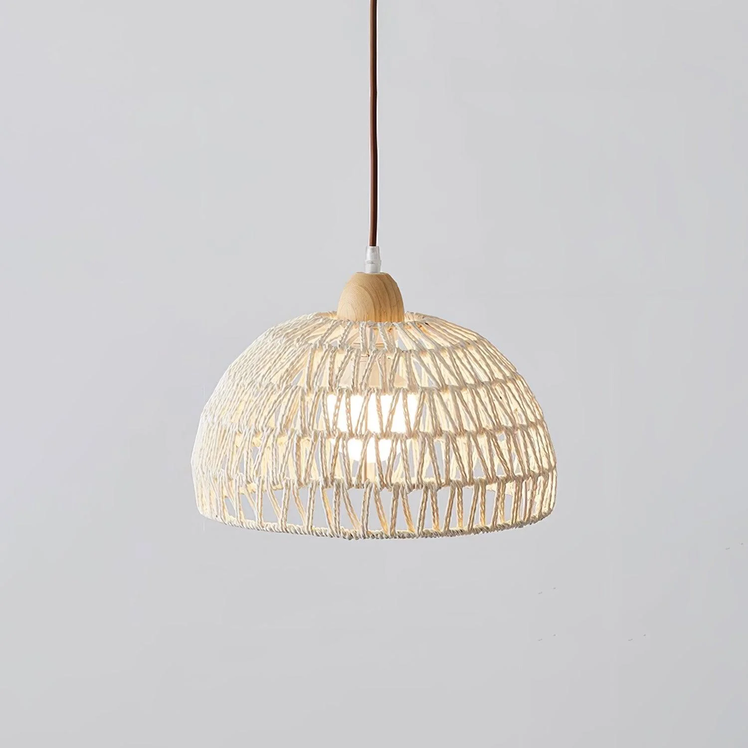 Rattan Arch Swag Pendant Lamp - Image 13