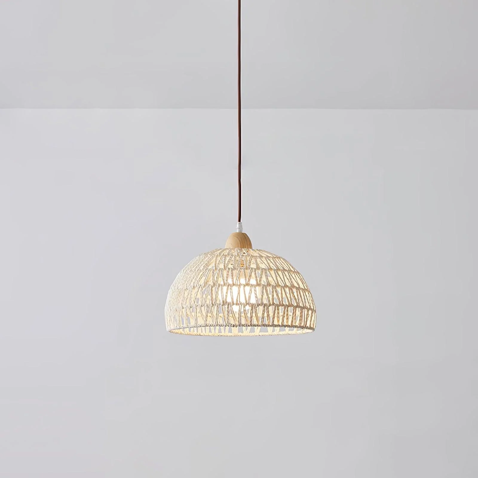 Rattan Arch Swag Pendant Lamp - Image 14