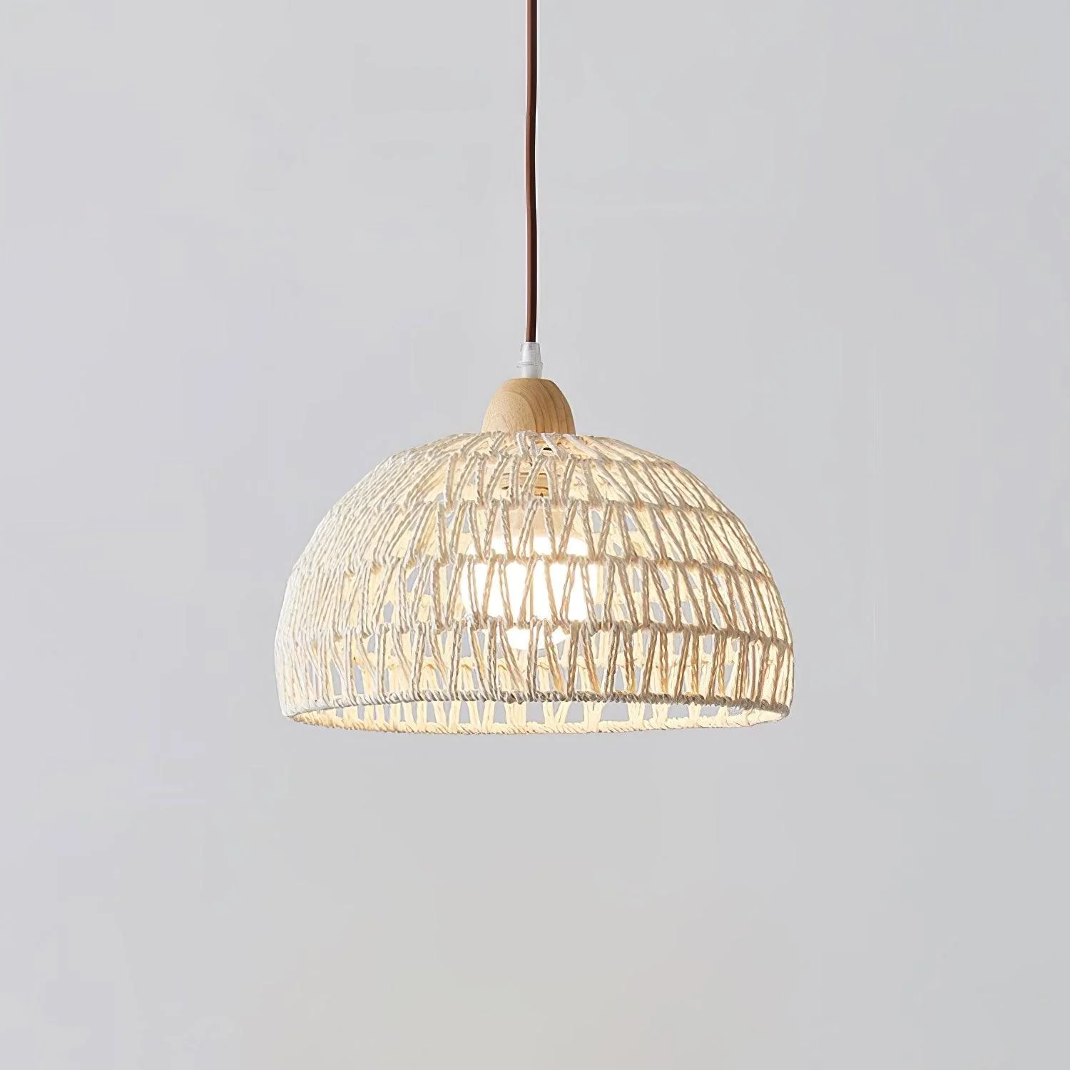 Rattan Arch Swag Pendant Lamp - Image 5