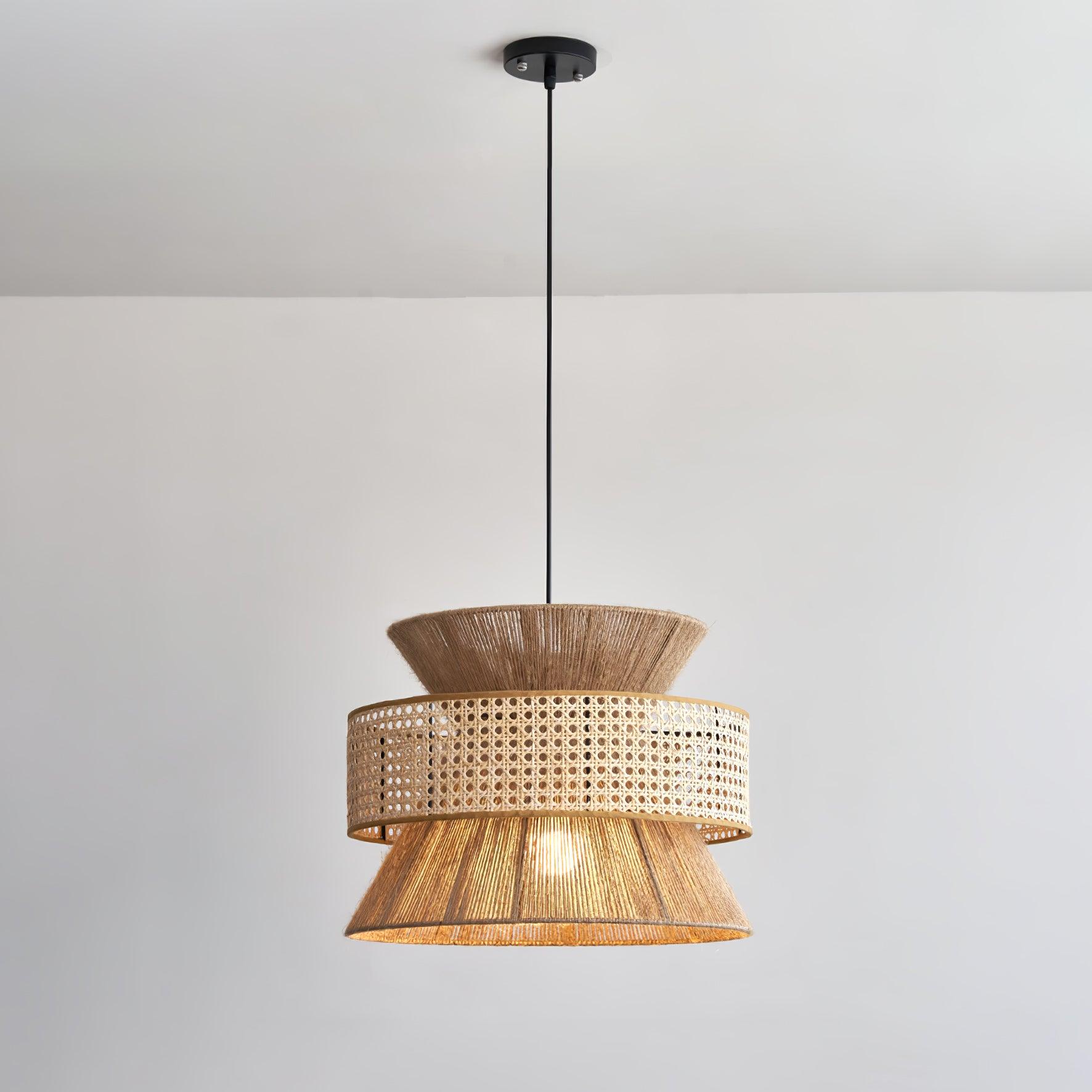 Rattan Bamboo Pendant Lamp - Image 10