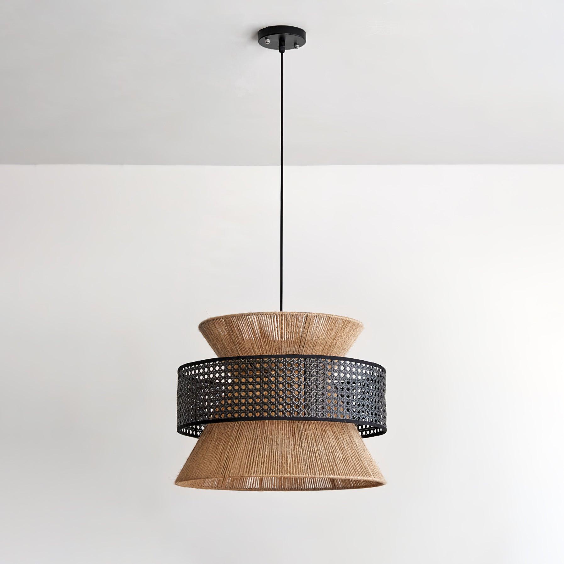 Rattan Bamboo Pendant Lamp - Image 12