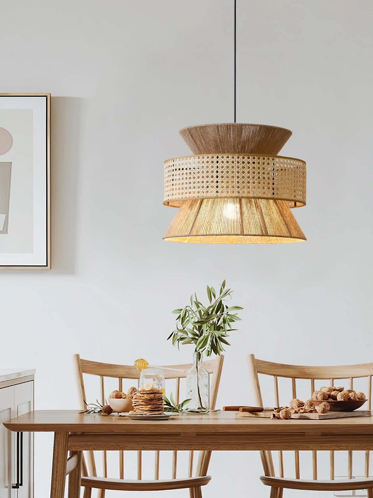 Rattan Bamboo Pendant Lamp - Image 17