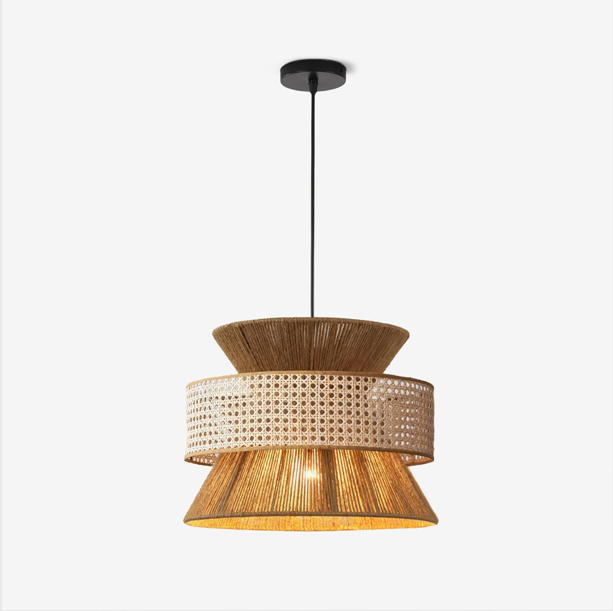 Rattan Bamboo Pendant Lamp - Image 19