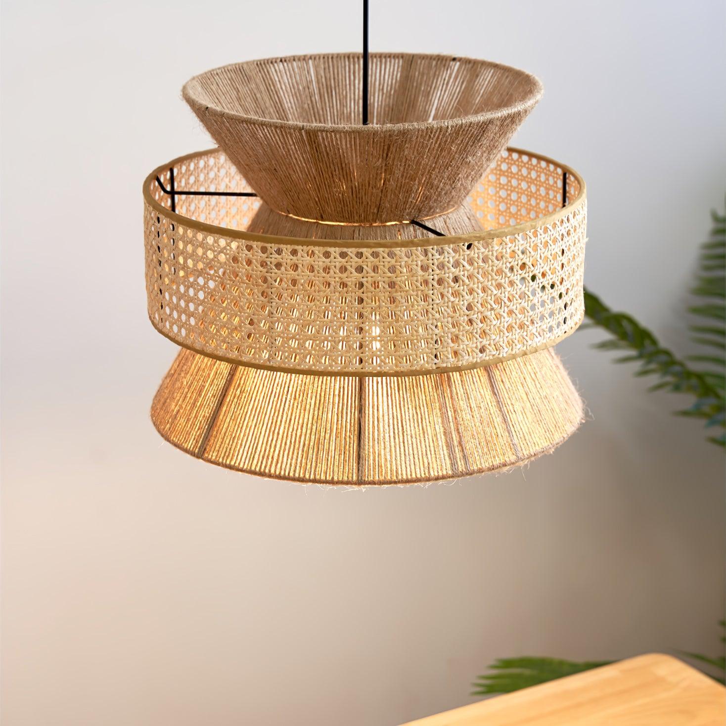 Rattan Bamboo Pendant Lamp - Image 20