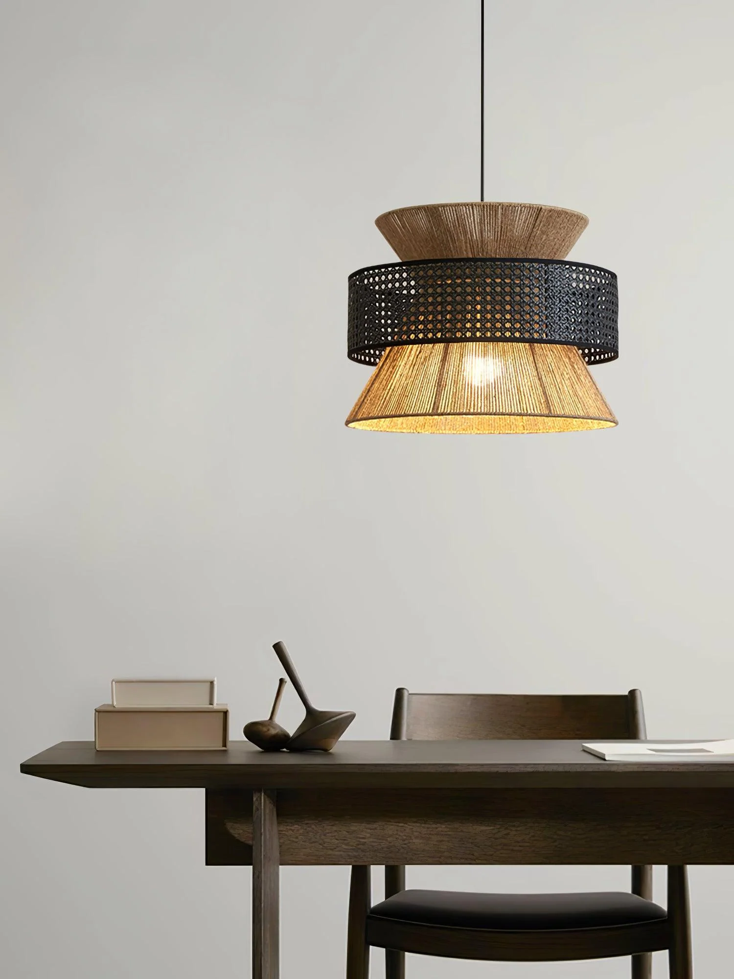 Rattan Bamboo Pendant Lamp - Image 21