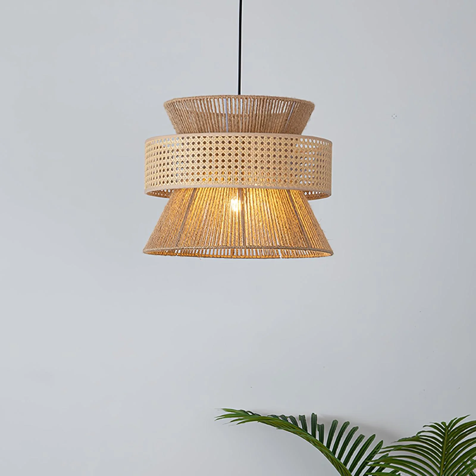 Rattan Bamboo Pendant Lamp - Image 24