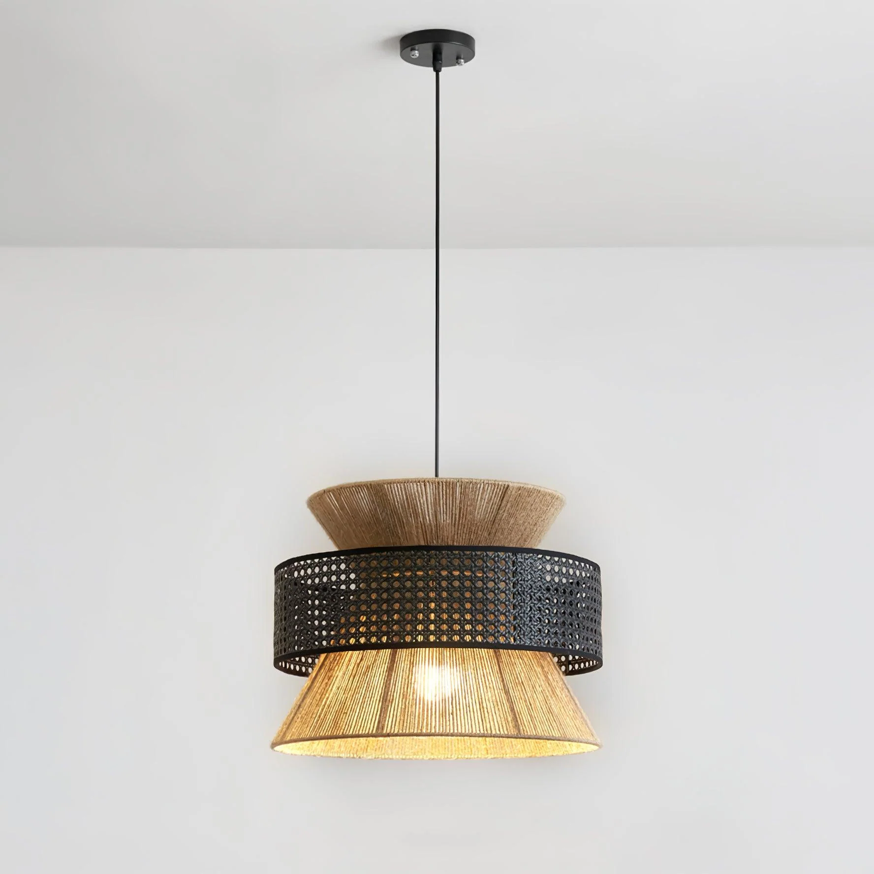 Rattan Bamboo Pendant Lamp - Image 26