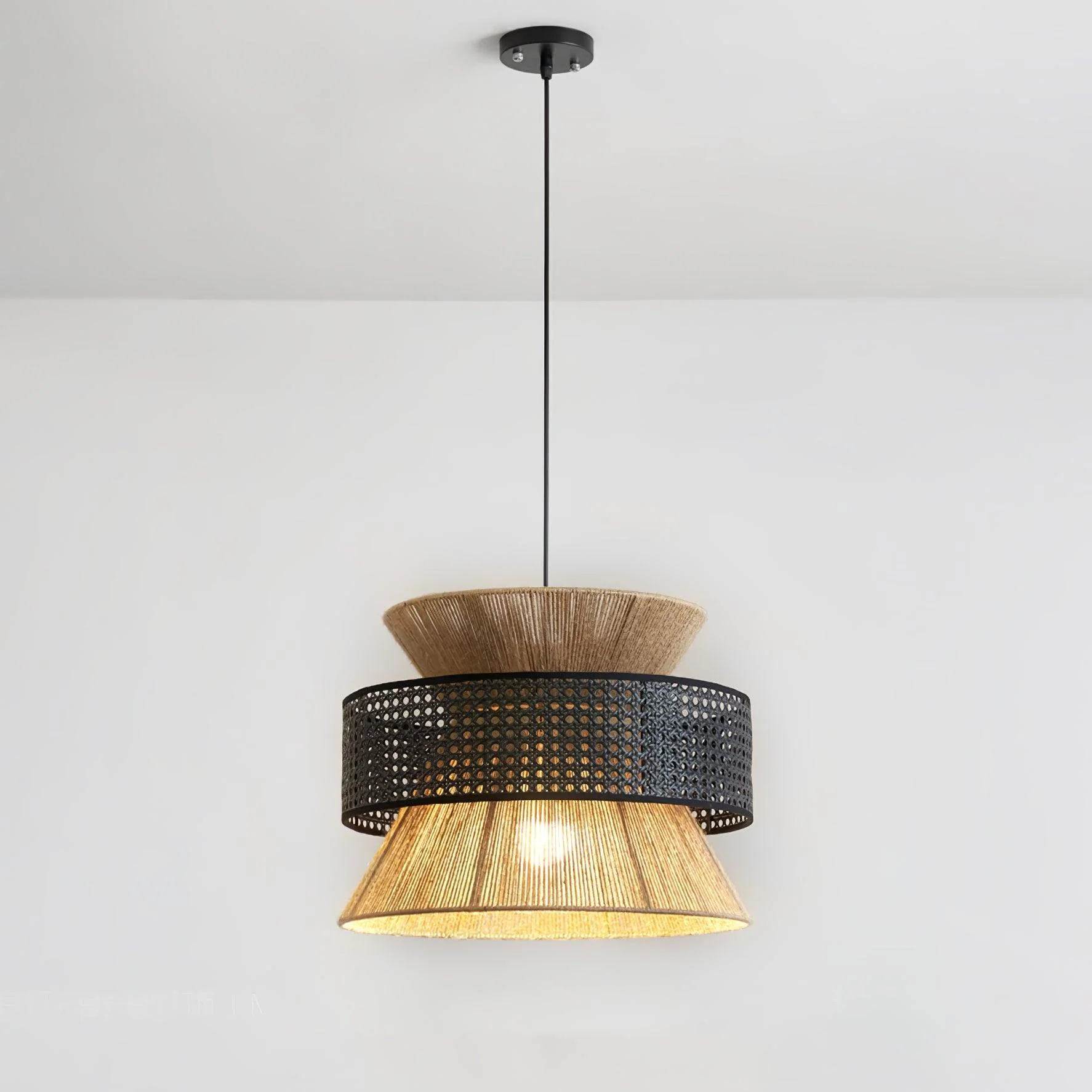 Rattan Bamboo Pendant Lamp - Image 28