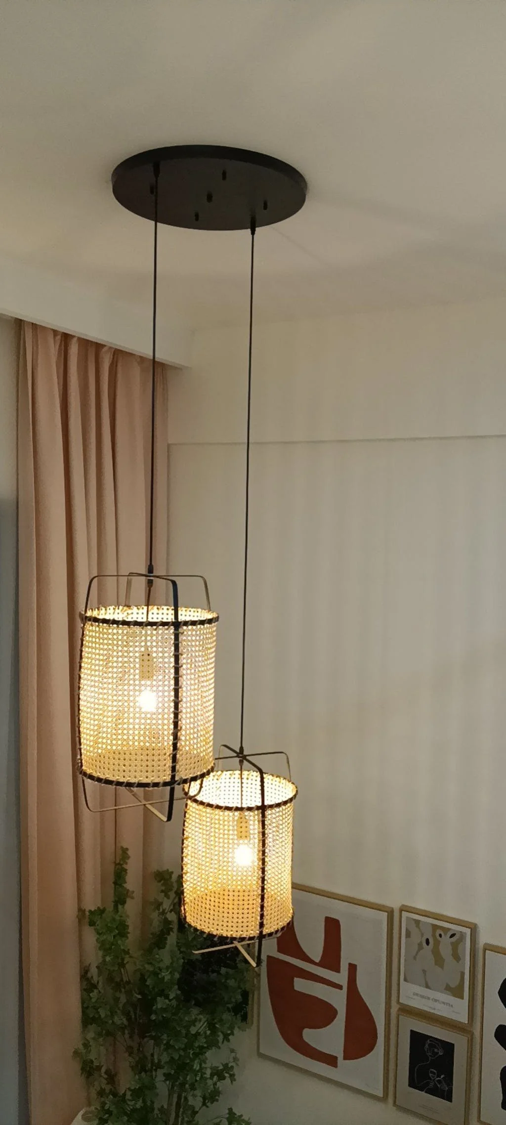 Rattan Cane Pendant Light - Image 19