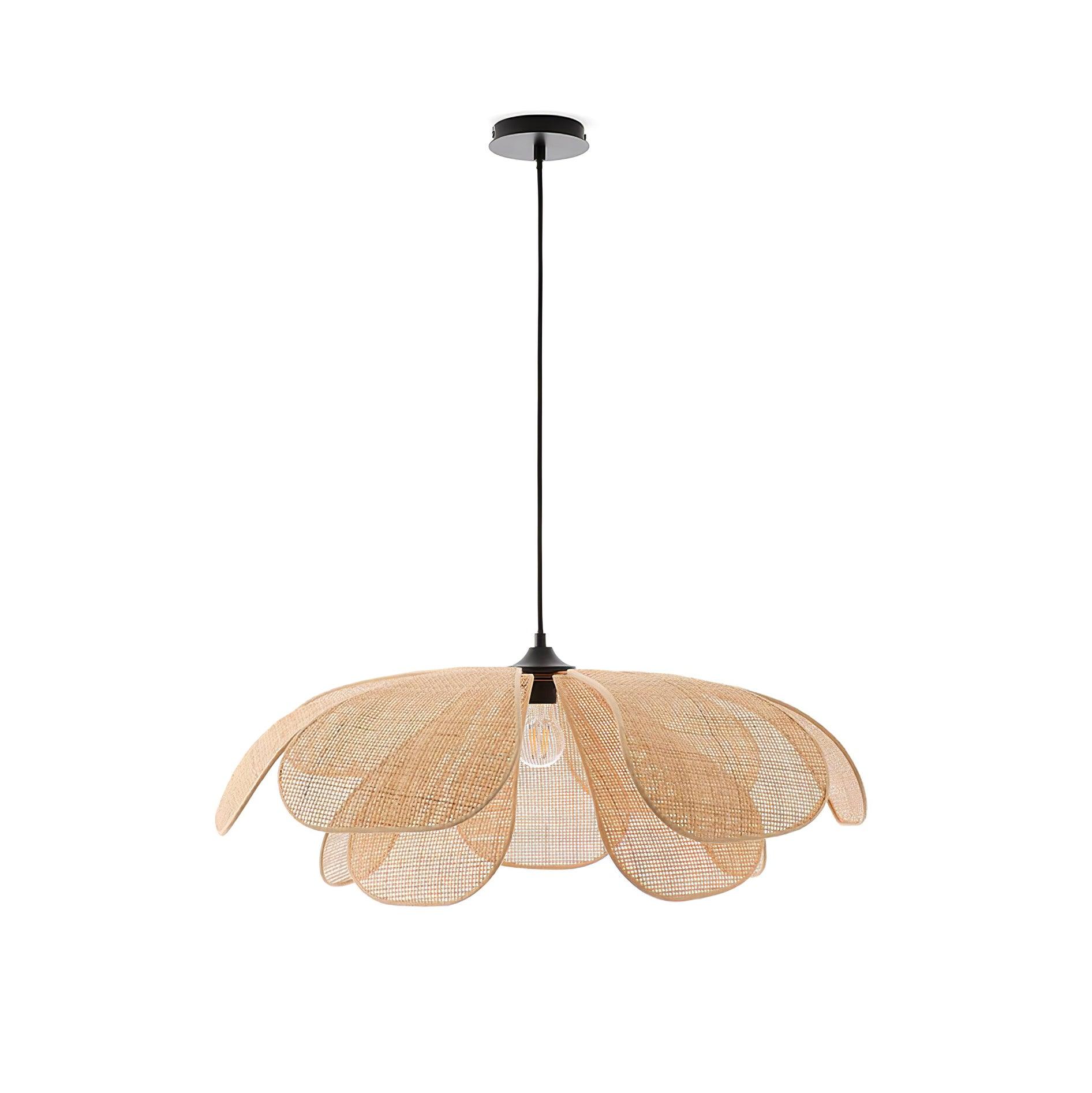 Rattan Petal Pendant Lamp - Image 24