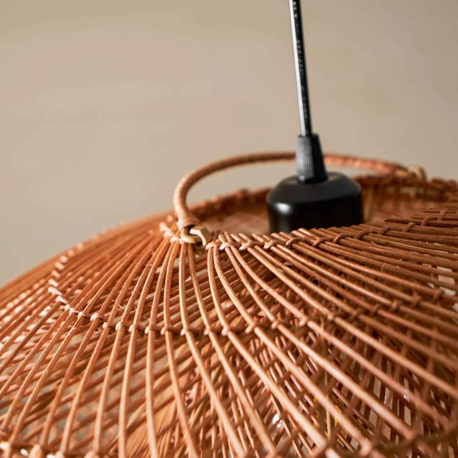 Rattan Wave Pendant Light - Image 24