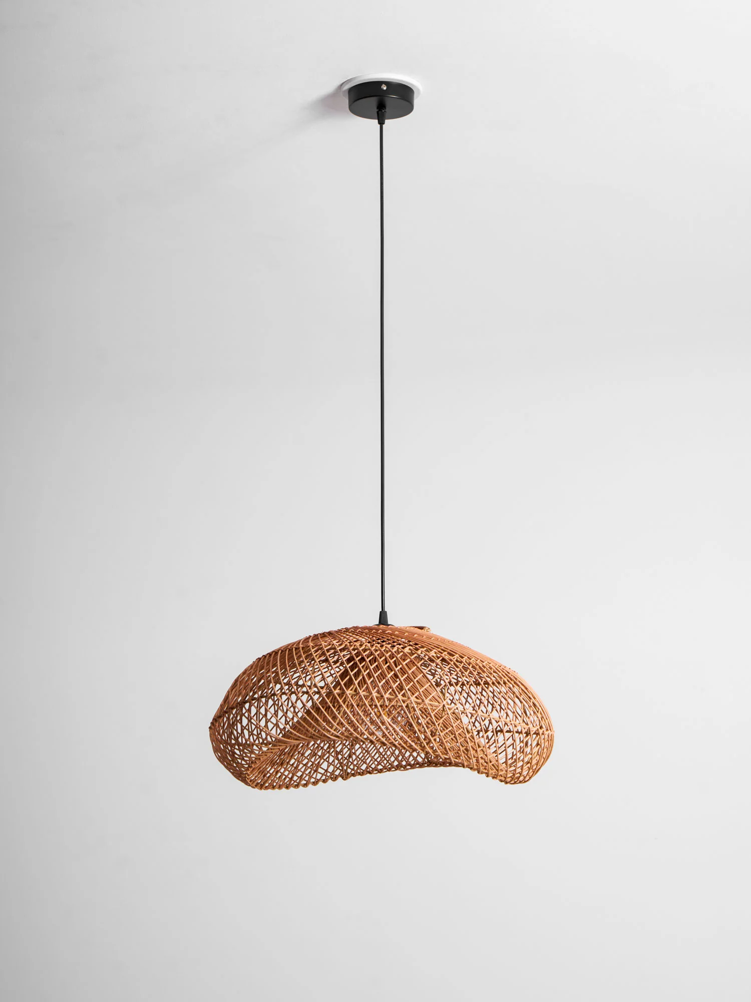 Rattan Wave Pendant Light - Image 30