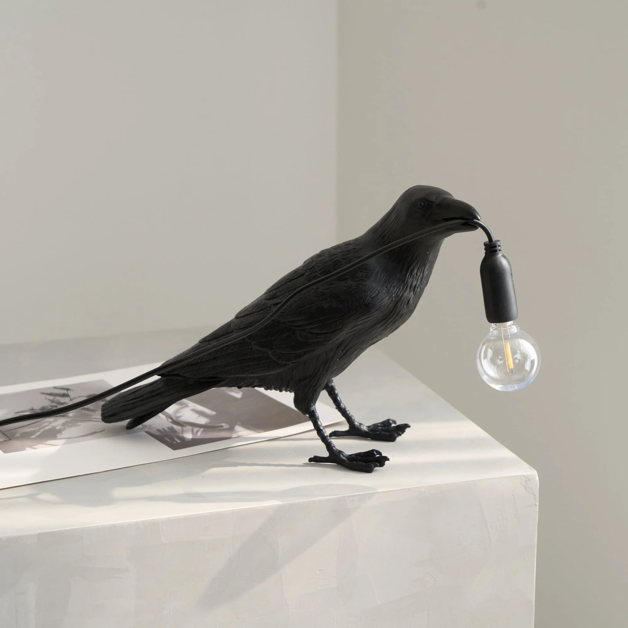 Raven Resin Table Lamp - Image 15